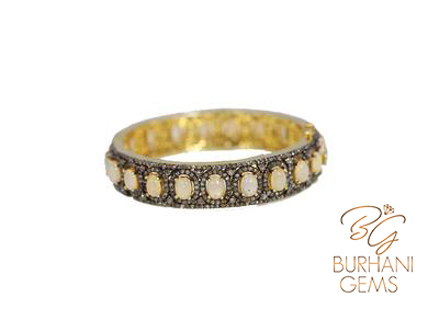 OPAL VICTORIAN CLASSIC BANGLE BRACELET
