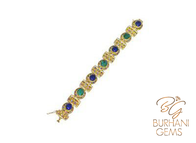 LAPIS TURQUOISE TENNIS BRACELET