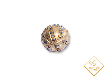 DIAMOND PAVE BEAD GOLD BALL