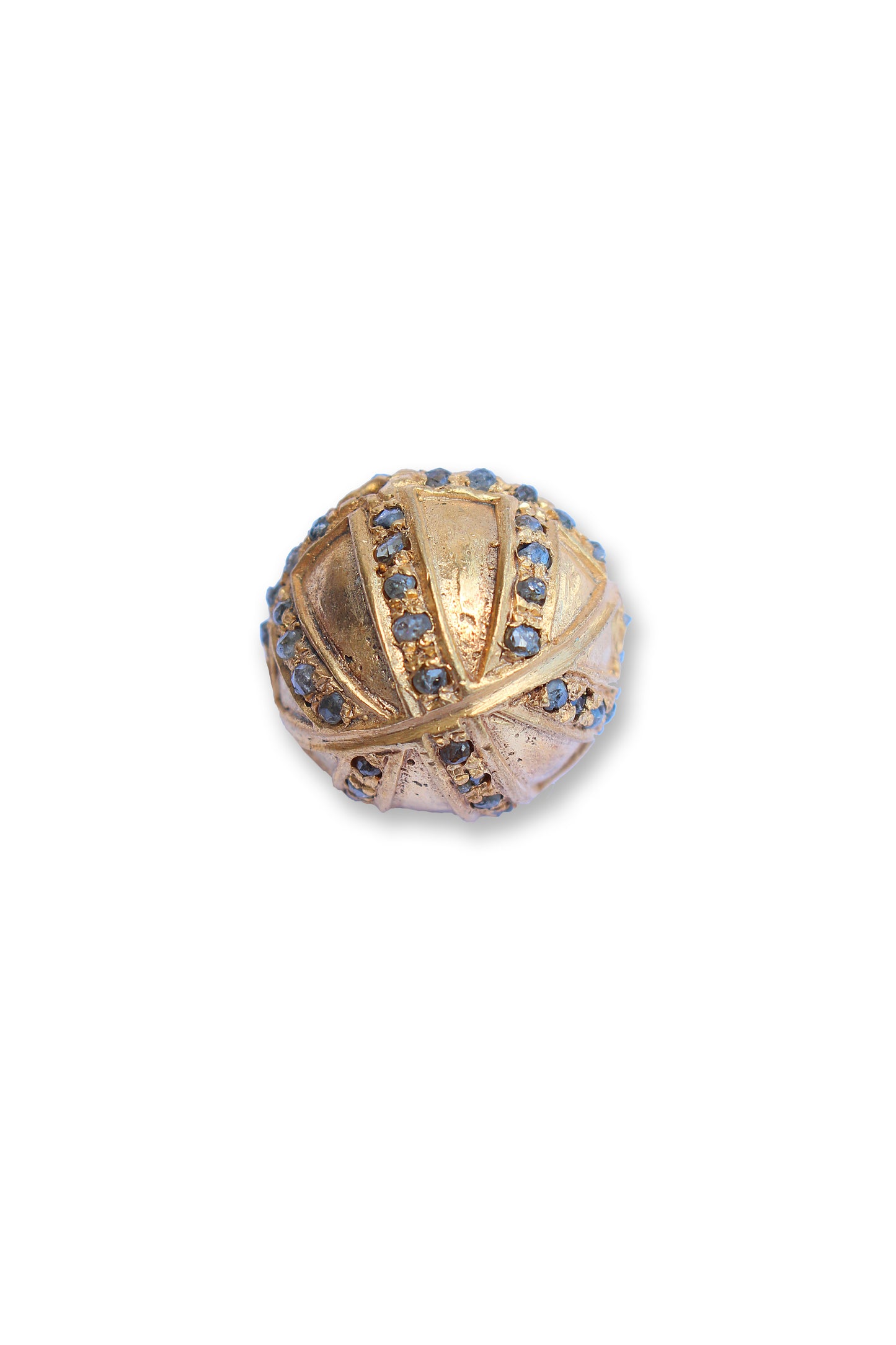 DIAMOND PAVE BEAD GOLD BALL