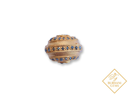 PAVE GOLD BEAD