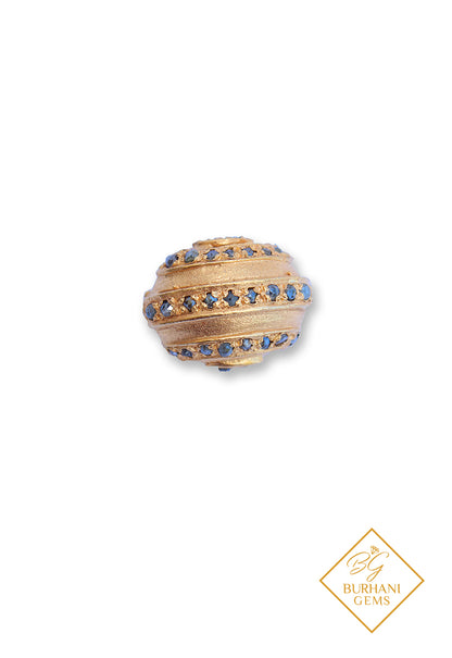 PAVE GOLD BEAD