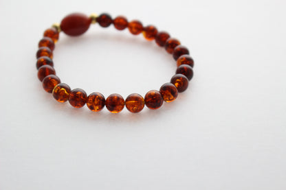 NATURAL AMBER HEALING BRACELET III