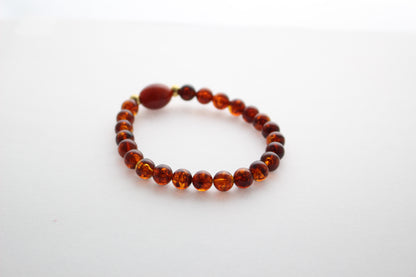 NATURAL AMBER HEALING BRACELET III