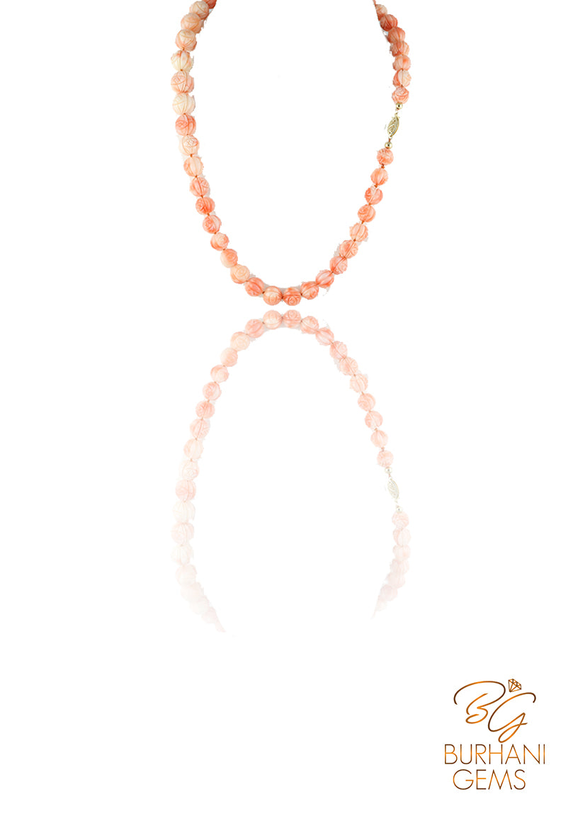 ITALIAN PINK CORAL NECKLACE