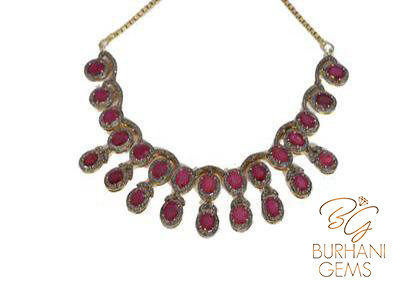 Ruby Diamond Necklace